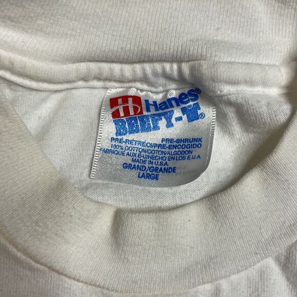 90s Vintage Catalina Island Ca Puff Print Tshirt large - Picture 4 of 5